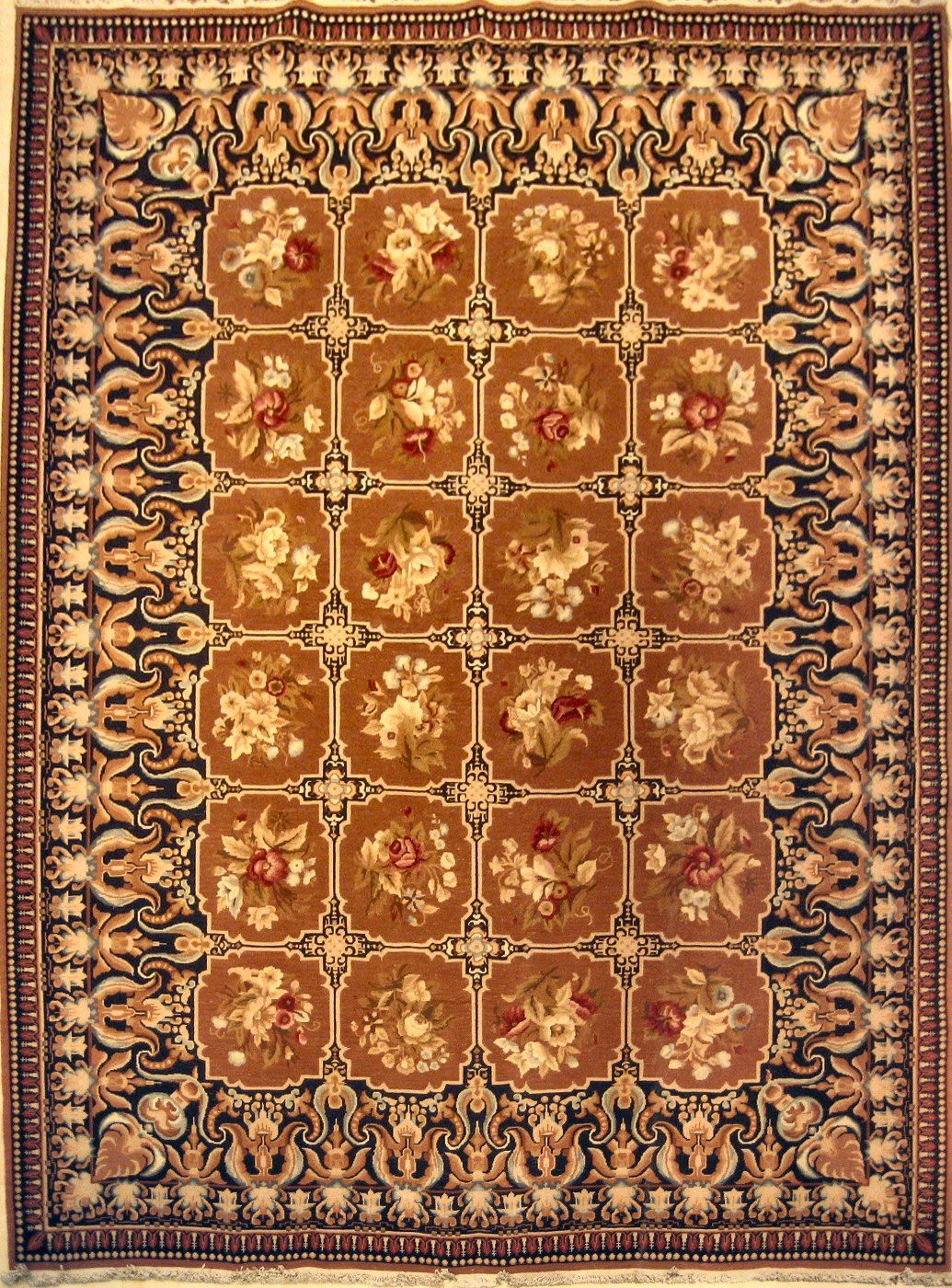 China rug, Bronze, 8′6″ × 11′6″