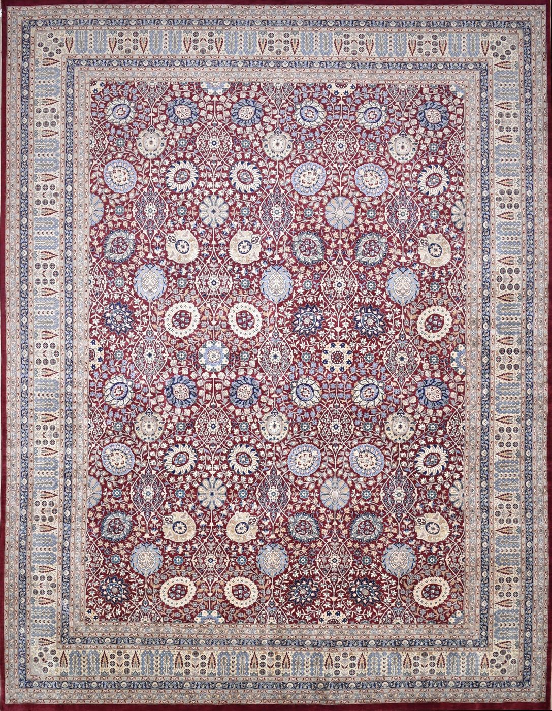 Tabriz Sohenvardi Red, 9′1″ × 11′11″