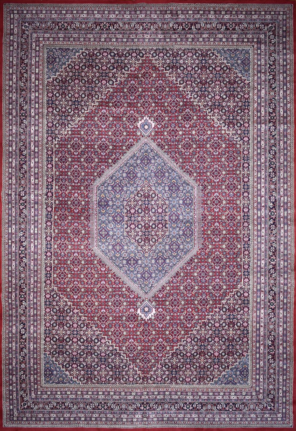 Bijar Red & Navy, 12′2″ × 18′0″
