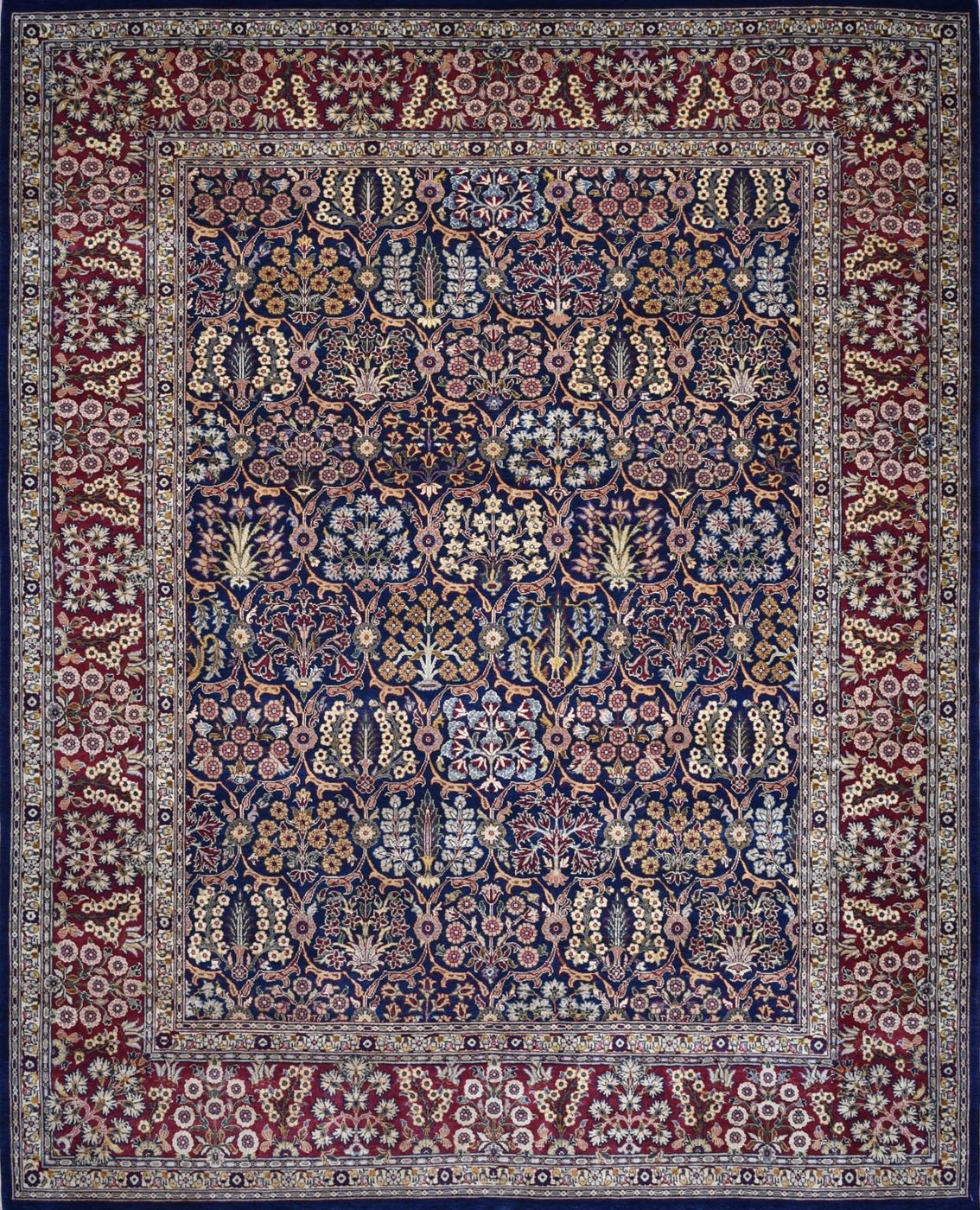 Bakhtiari Navy & Red, 8′1″ × 10′2″