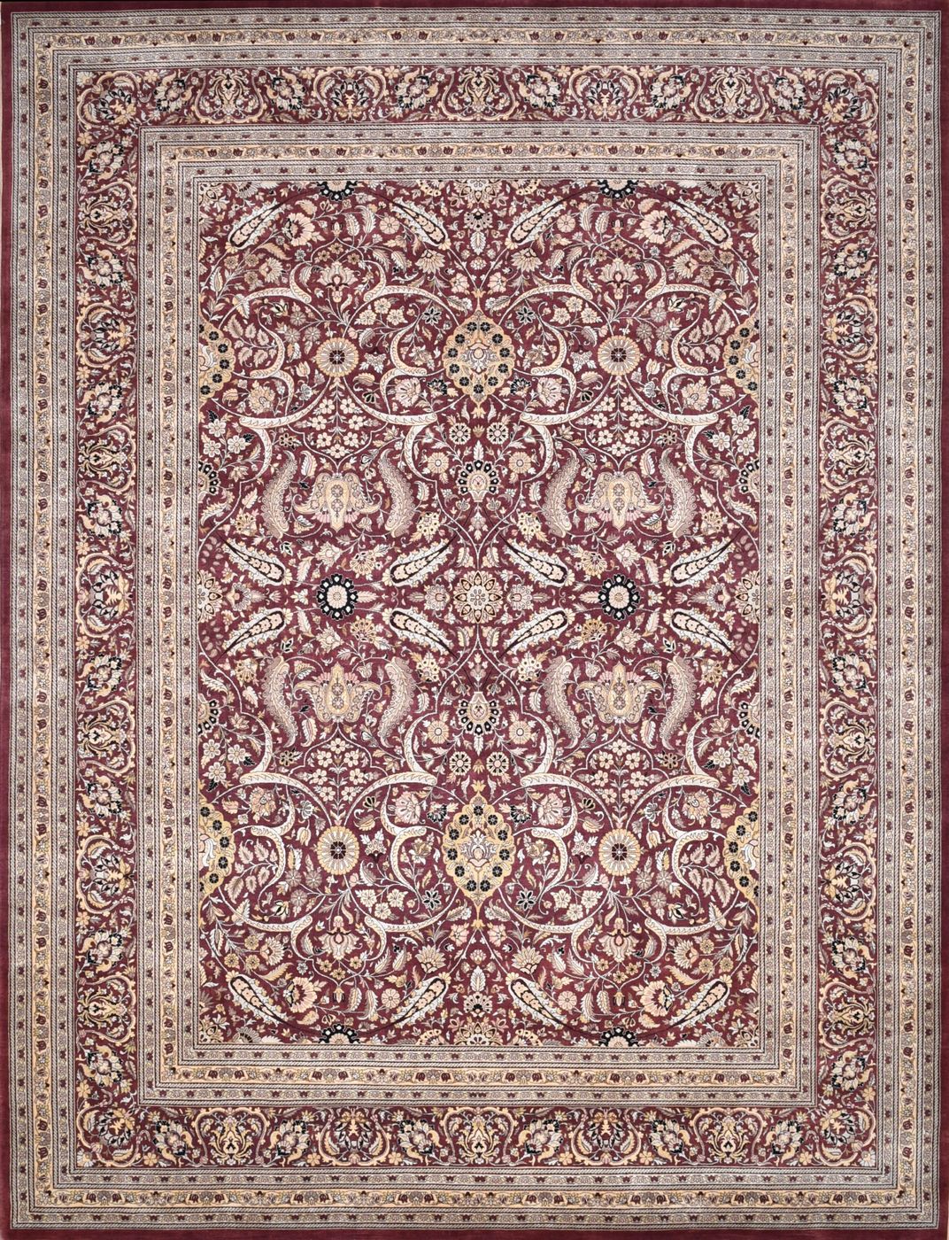 Kashan Sumair Rose, 9′2″ × 12′2″