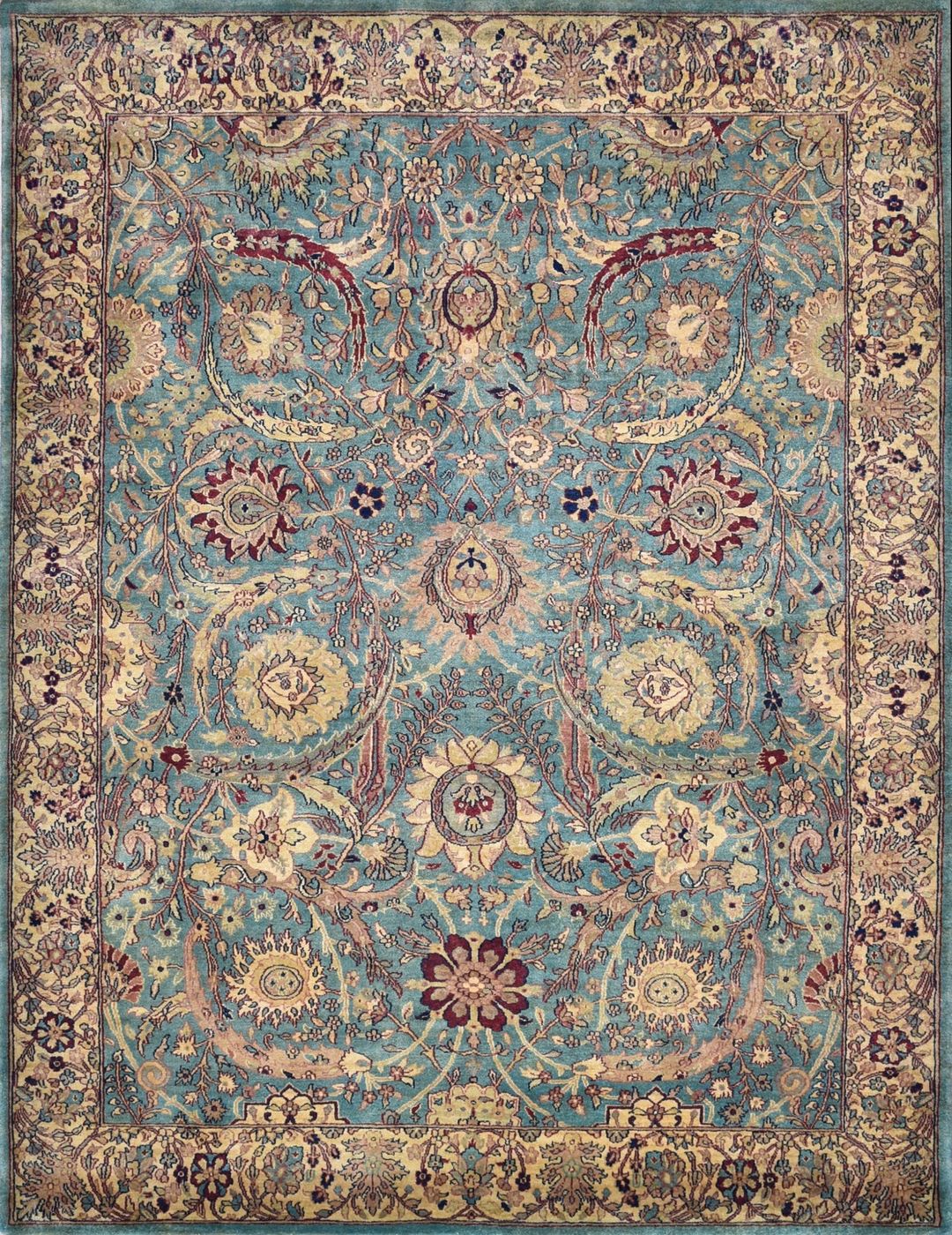 Agra K-418/13 Green, 7′10″ × 10′2″