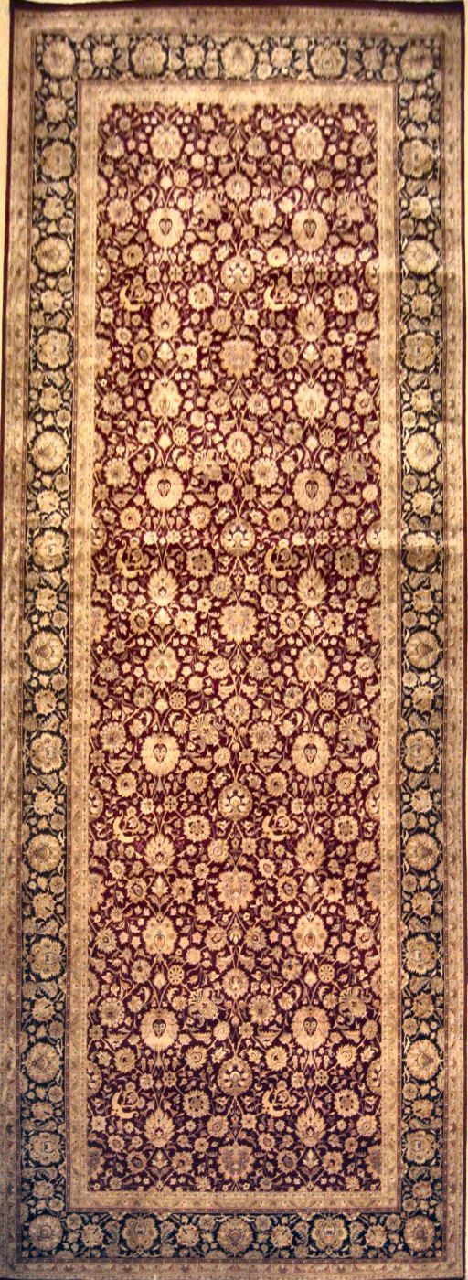 Isfahan Burgundy / Blue, 6′0″ × 16′5″
