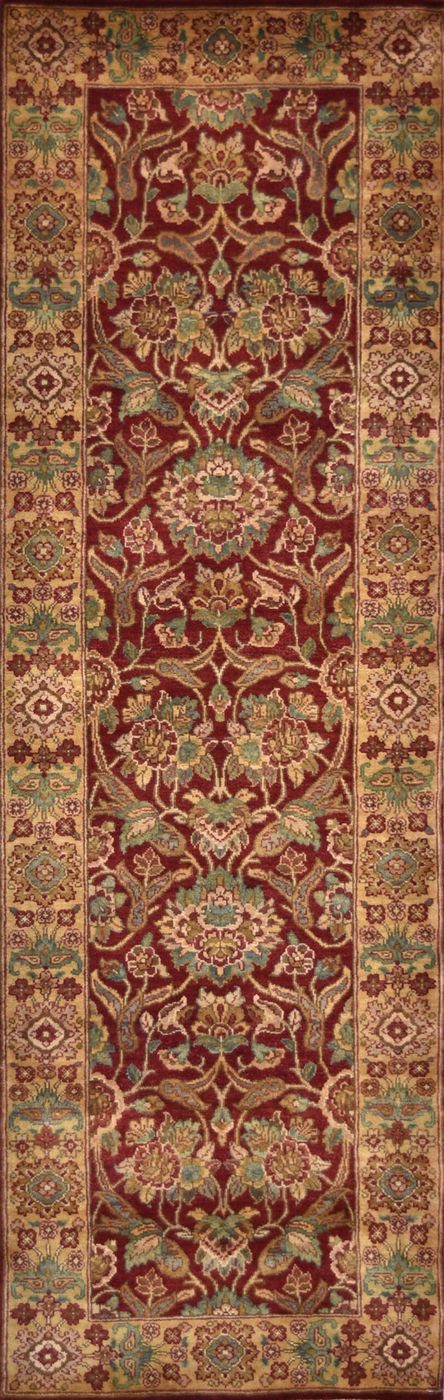 Rajput Agra Red/Gold, 2′6″ × 8′1″