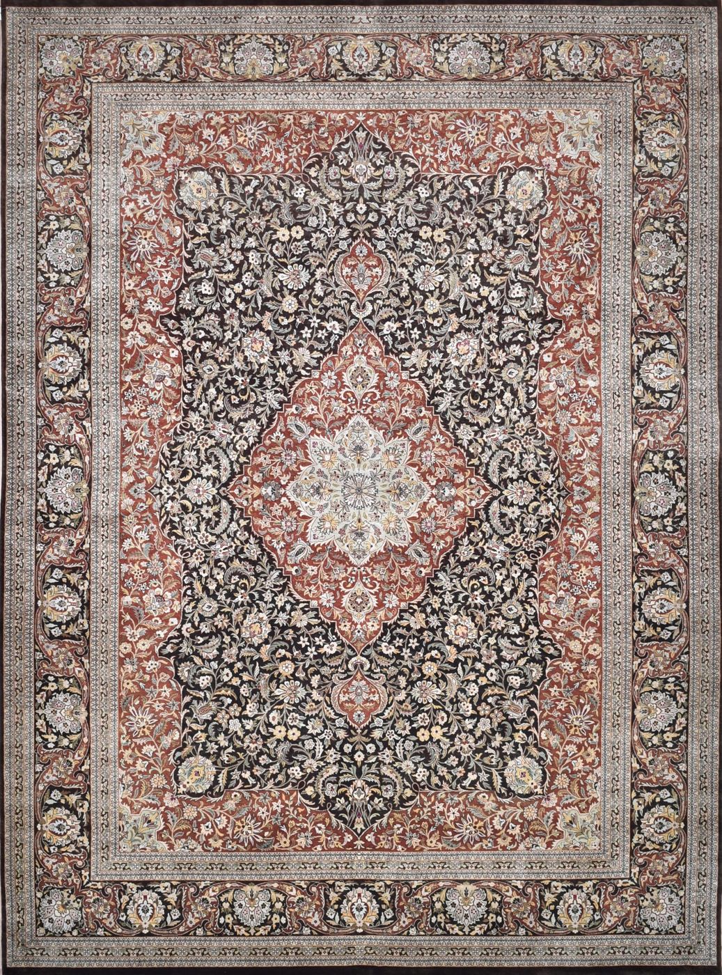 Mohtasam Brown & Rust, 8′11″ × 12′2″, from the Shalimar collection