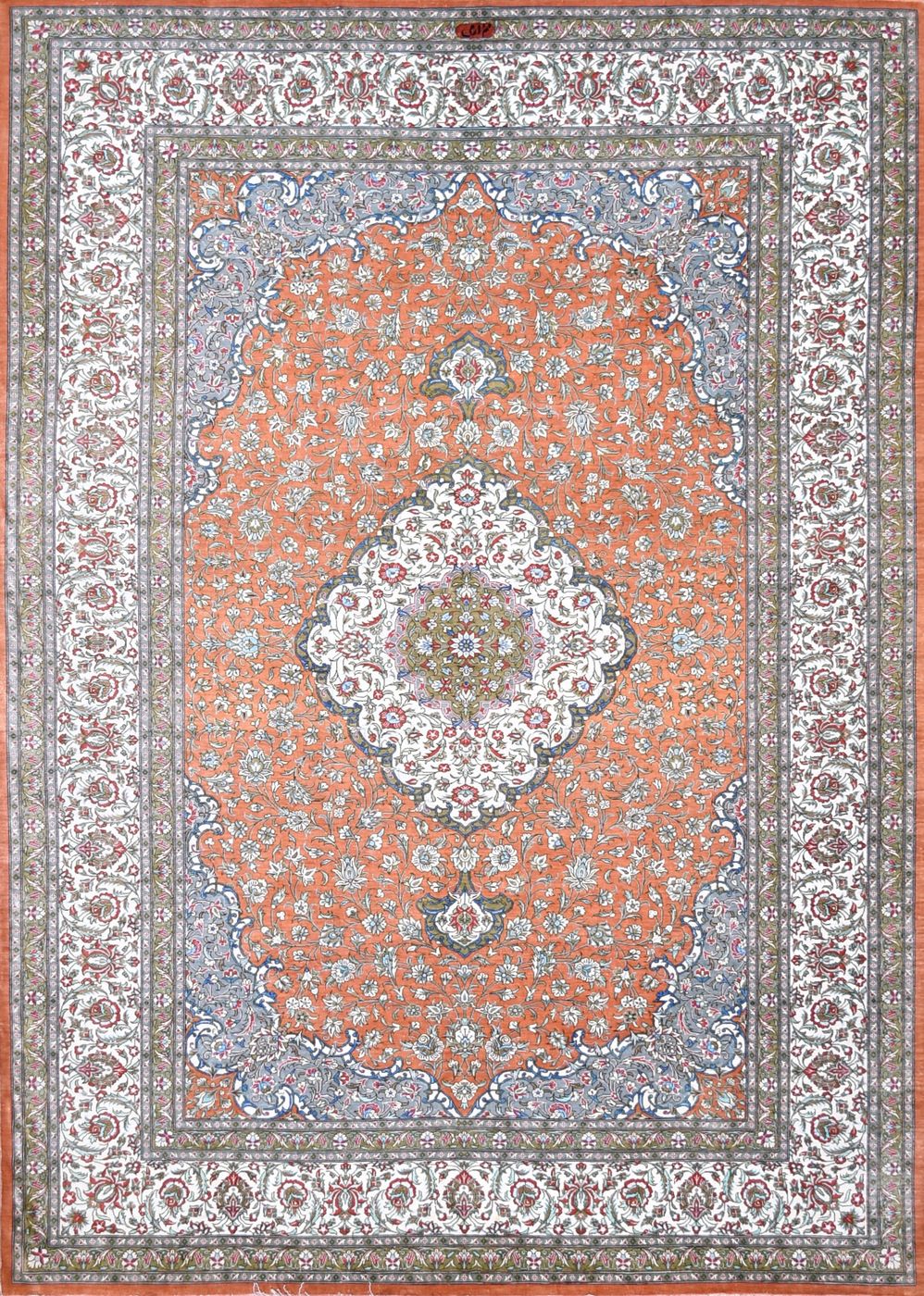 Persian Qum Rust, 4′7″ × 6′6″