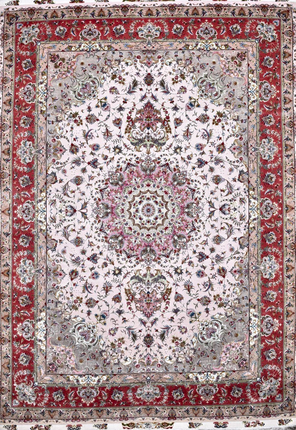 Tabriz Ivory / Rose, 8′2″ × 11′5″