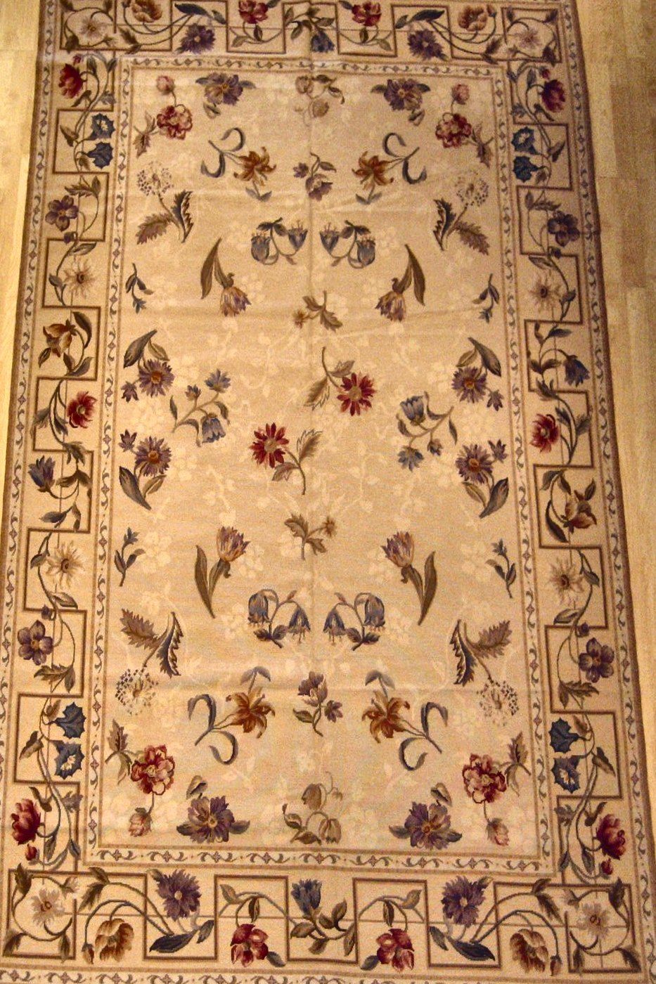 Floral Beige, 6′0″ × 9′0″