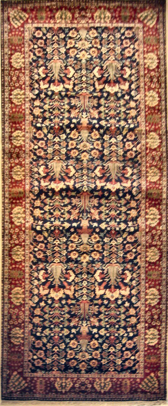 Agra Blue / Red, 6′0″ × 14′6″
