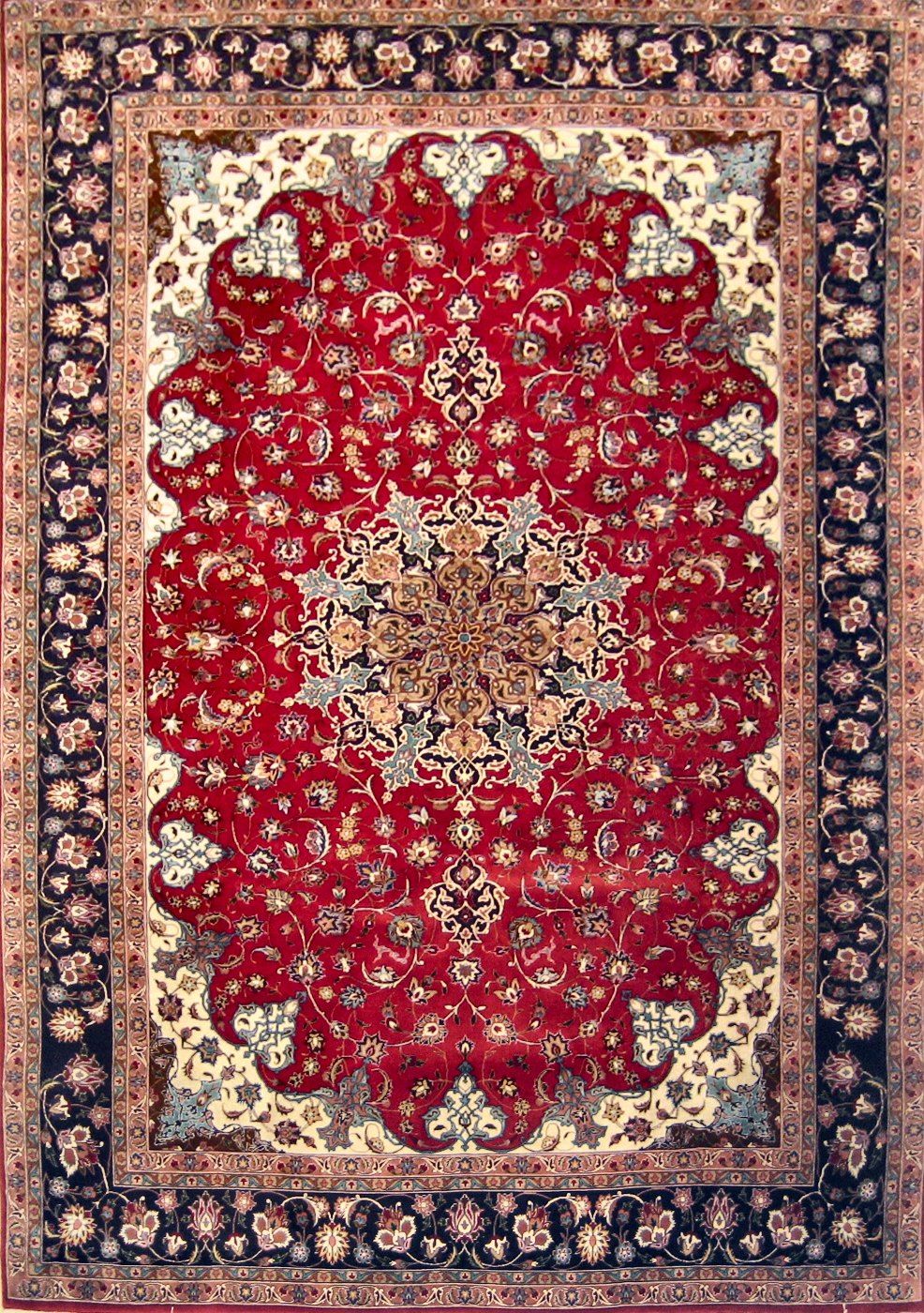 Tabriz Burgundy, 6′9″ × 9′7″