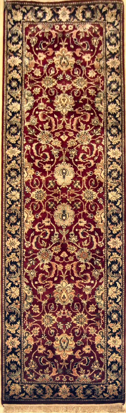 Agra Red / Blue, 2′6″ × 8′2″