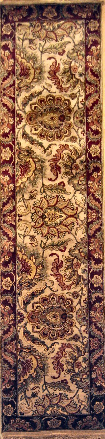 Agra Beige / Red, 2′11″ × 12′2″