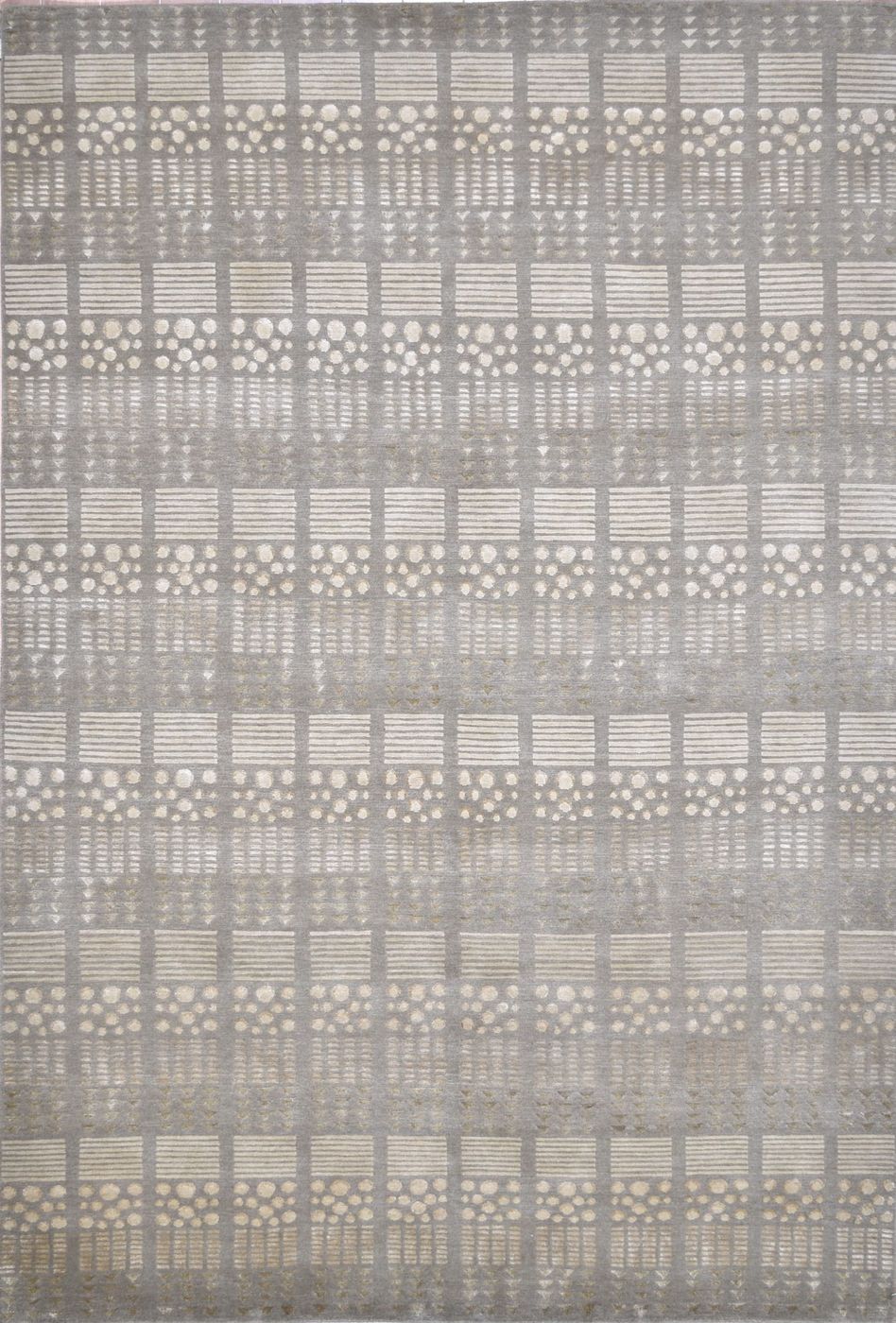 Nepal 875 Green W & S, 6′0″ × 8′10″