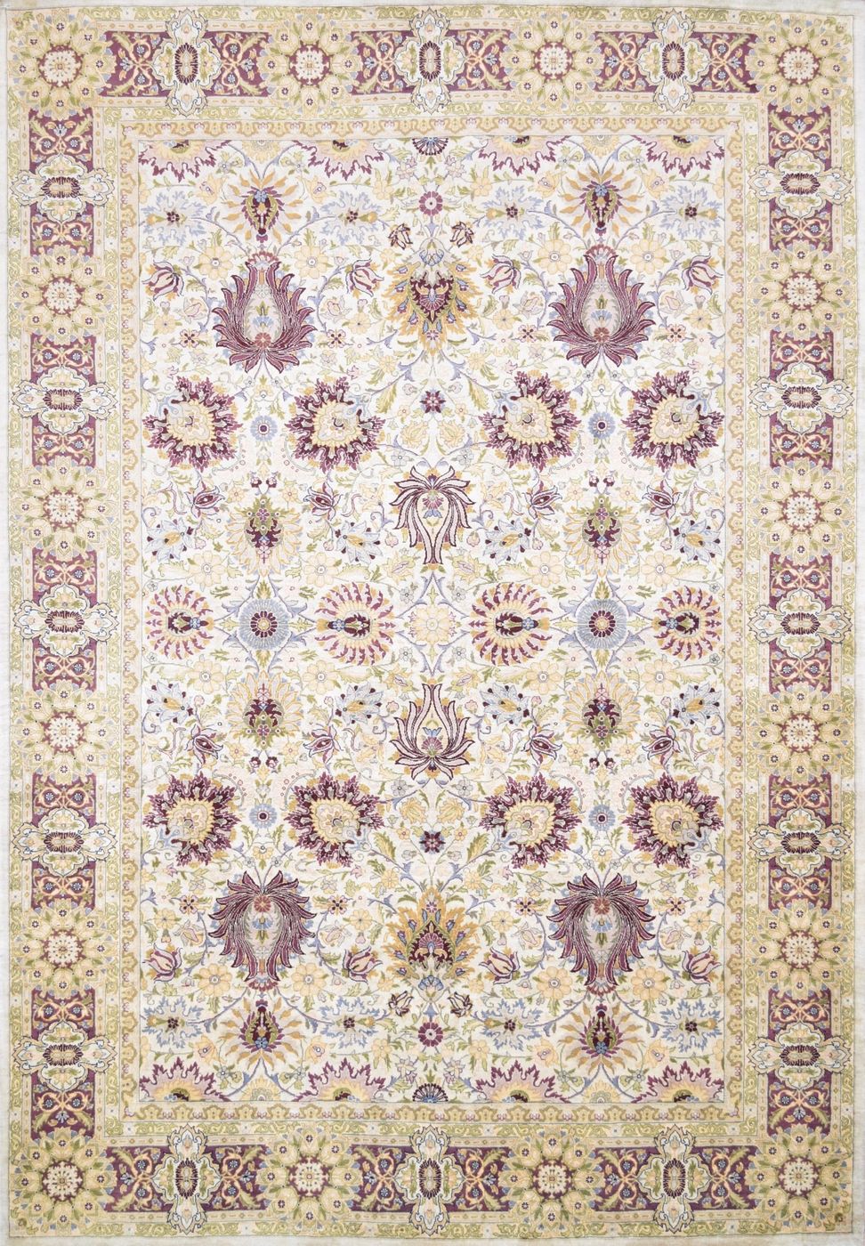 Tabriz Beige & Plum