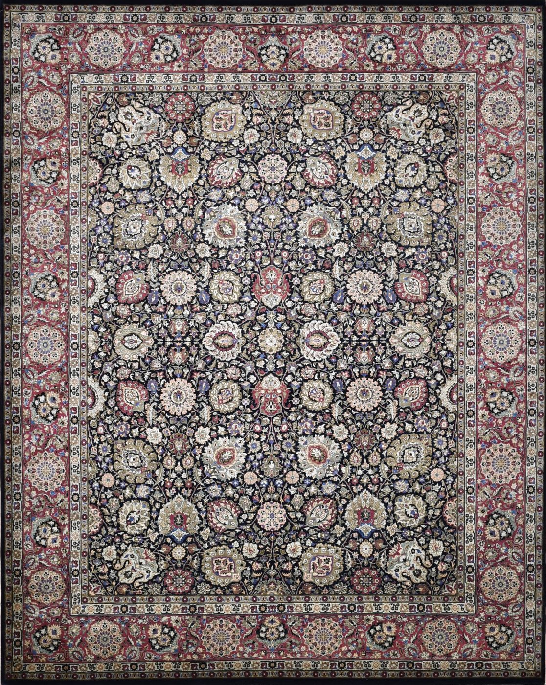 Challis Black, 8′0″ × 10′2″, from the Shalimar collection