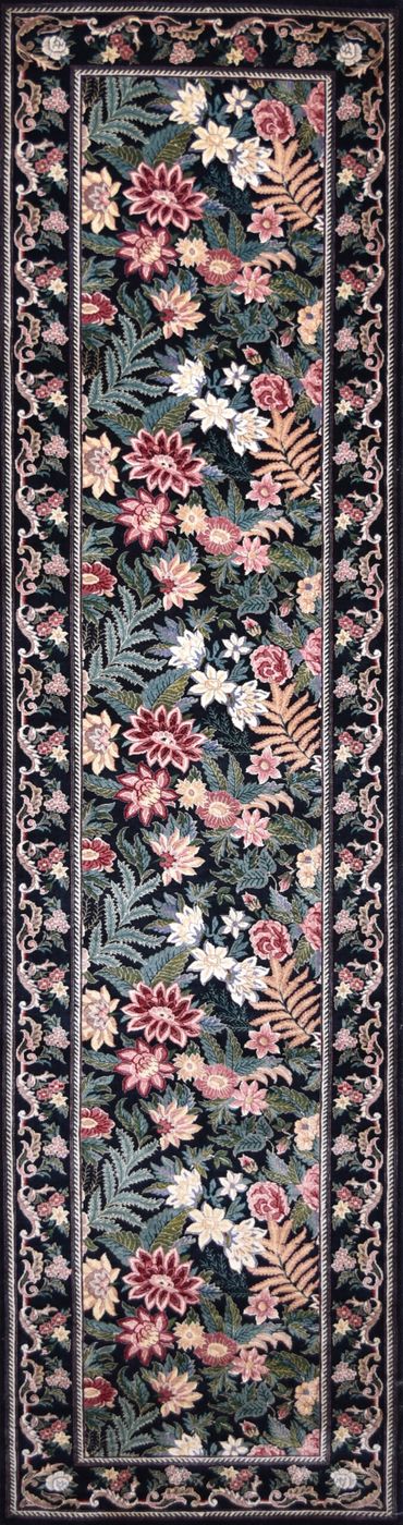 Shalimar Bessarabian Black, 2′7″ × 10′0″