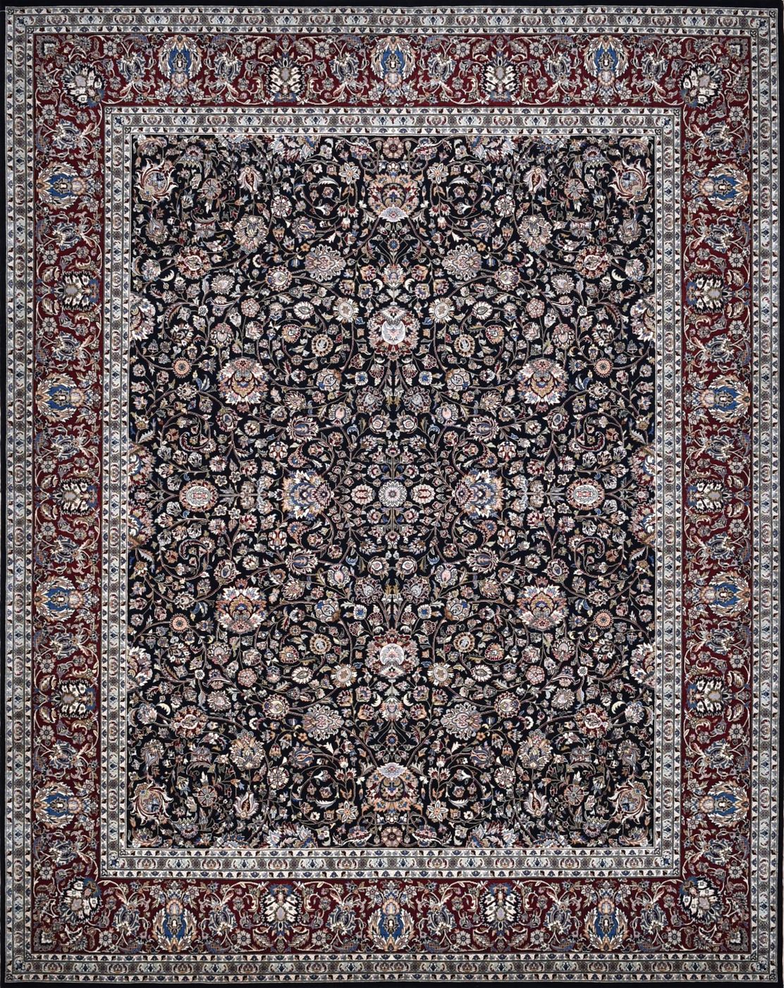 Kashan Marden Black, 8′1″ × 10′3″, from the Shalimar collection