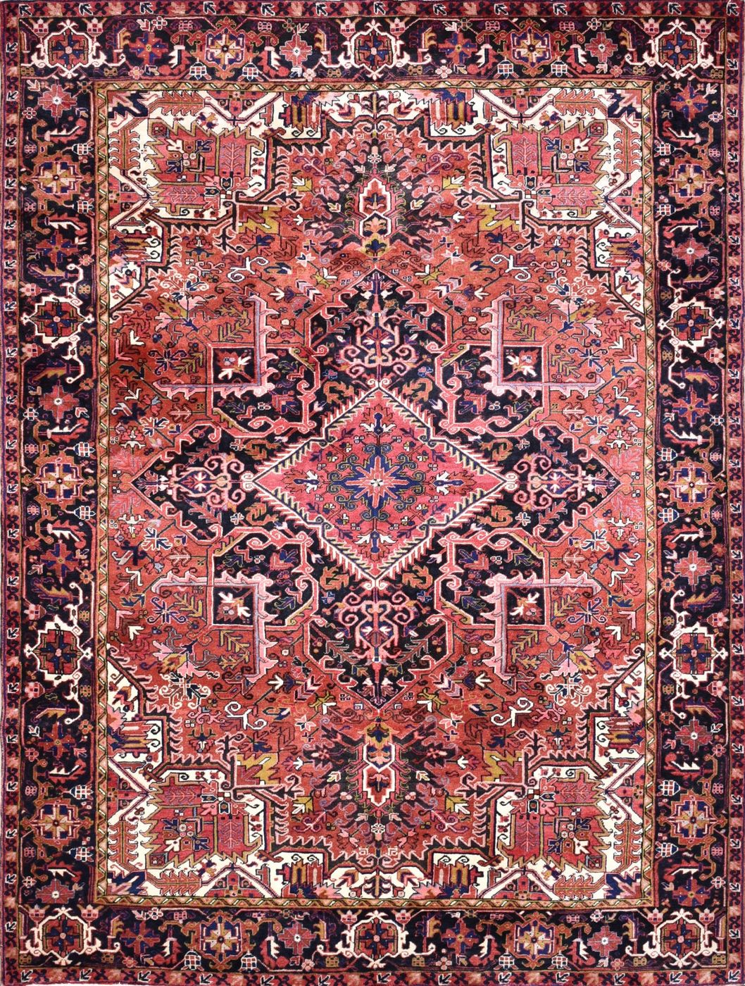 Persian Heriz Red, 8′4″ × 11′0″
