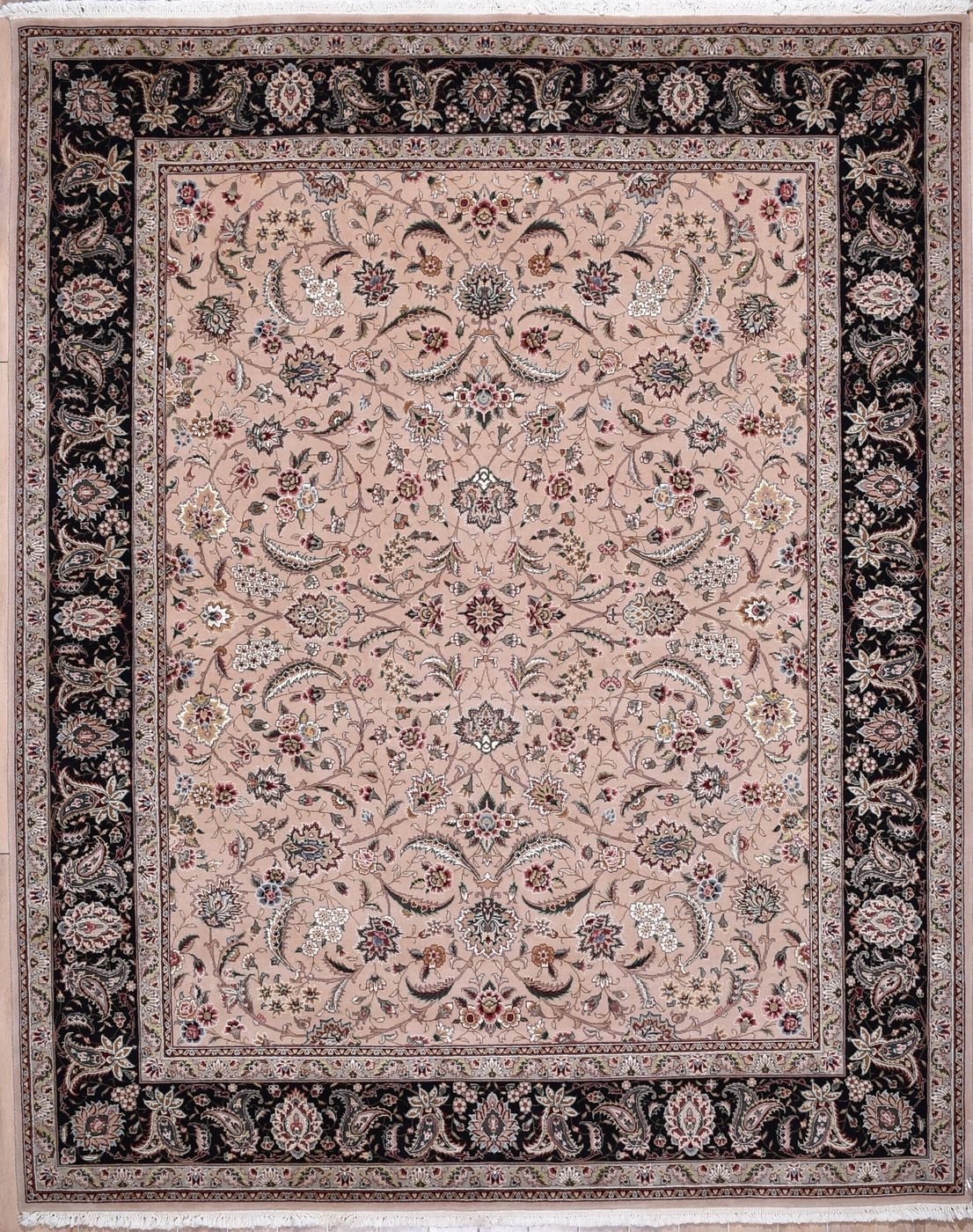 Gulbaf Tabriz AM 100 C67 Beige/Black, 7′9″ × 9′9″