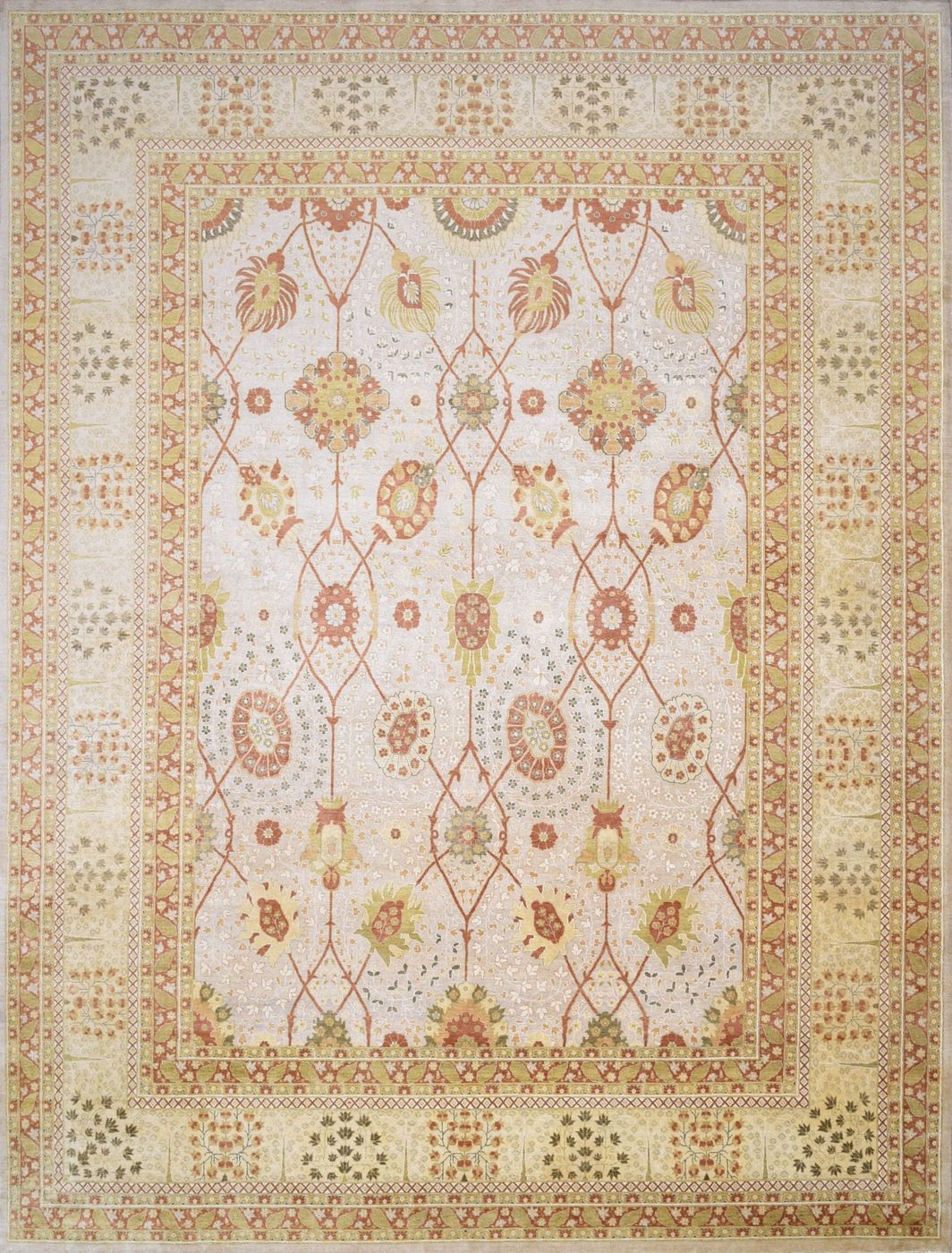 Tabriz Cream & Gold, 9′2″ × 12′1″, from the Shalimar collection