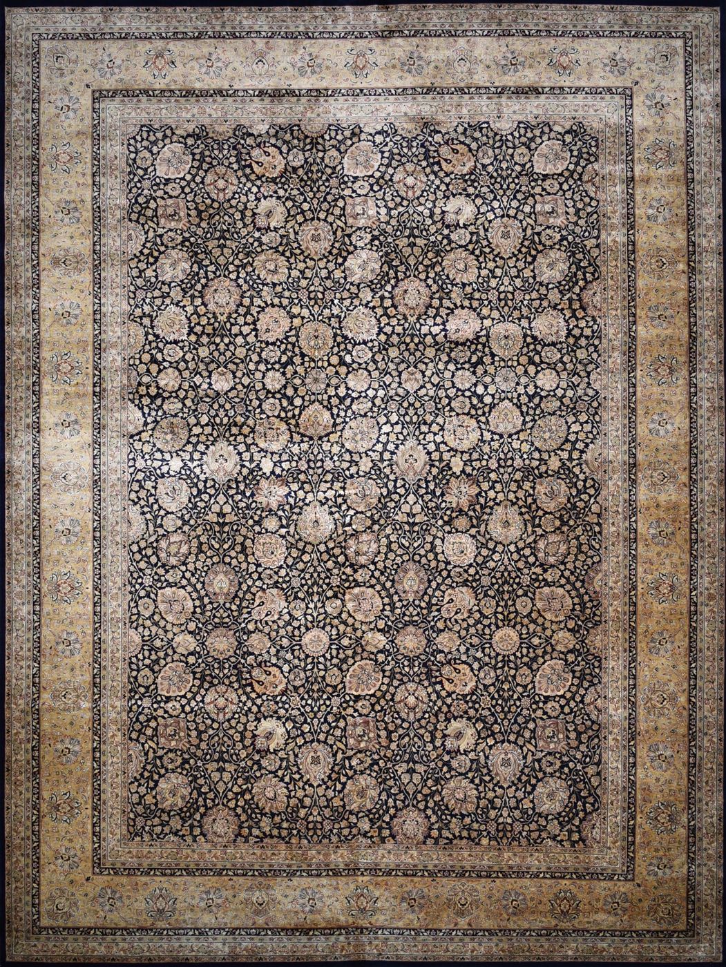Tabriz Naraan Navy, 10′2″ × 13′10″, from the Shalimar collection
