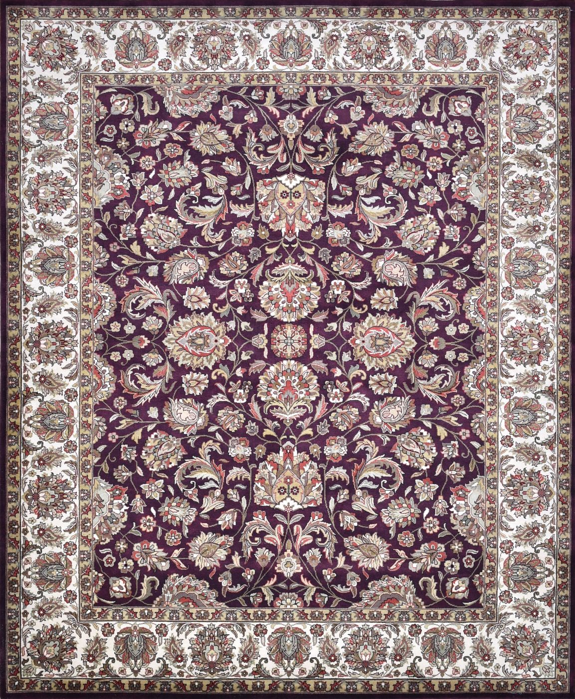 Mirzapur Kashan 2006 Plum/Cream, 8′2″ × 10′0″