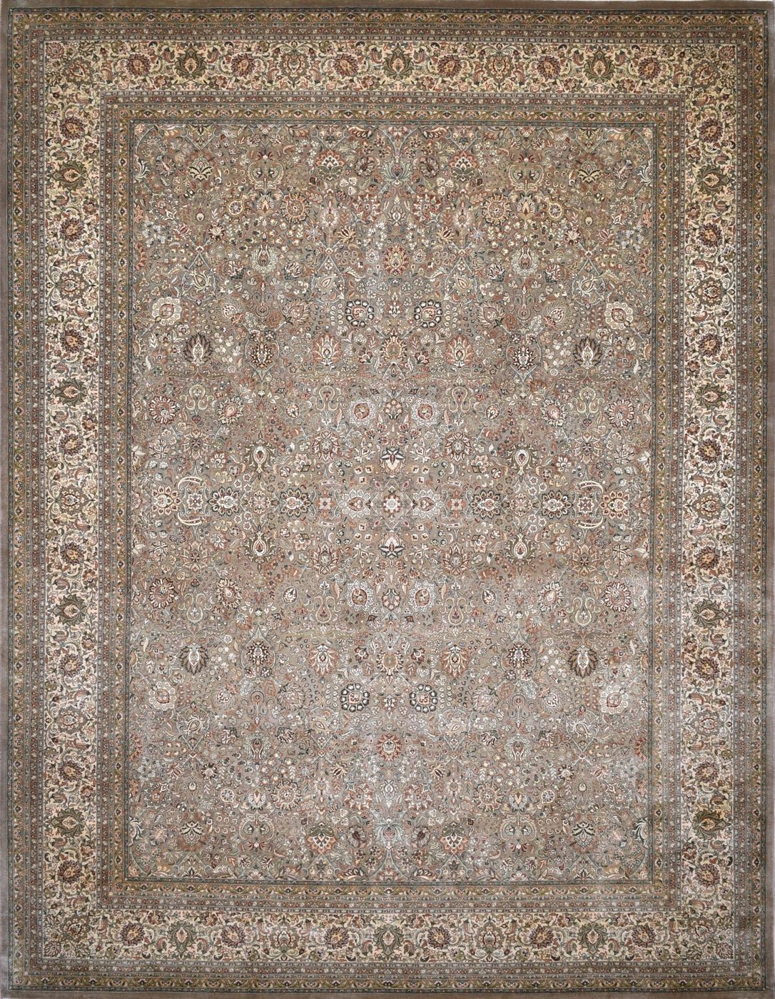 Noor Tabriz Olive, 9′1″ × 12′0″