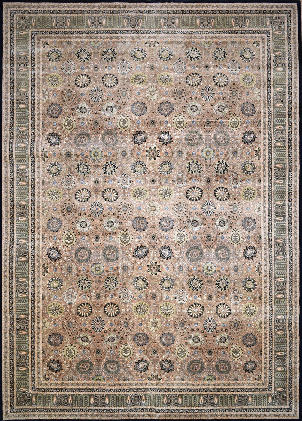 Tabriz Gold & Black, 10′2″ × 14′4″