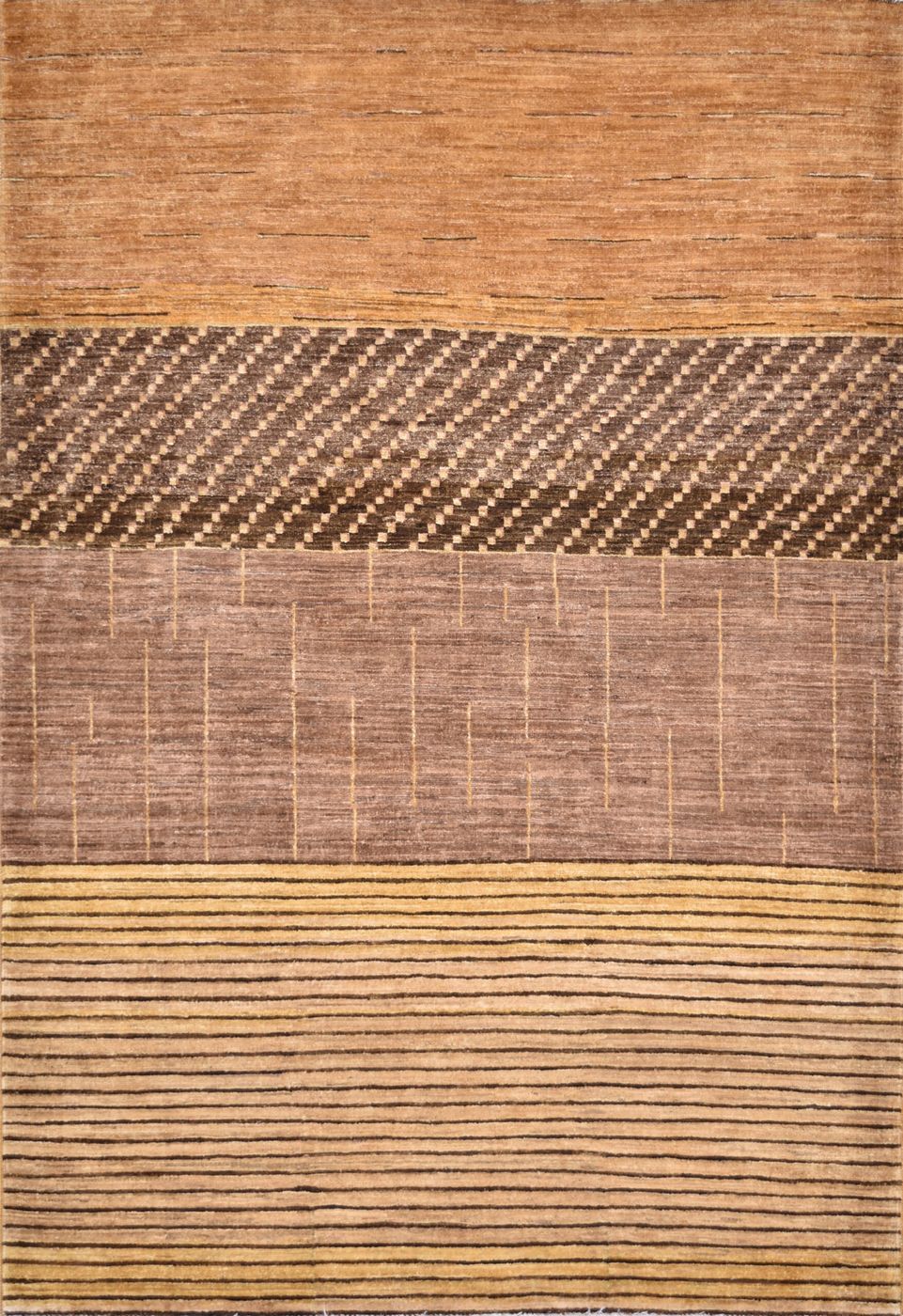 Silk Road SRD1298 Brown, 4′9″ × 6′10″