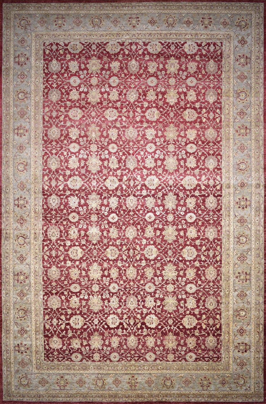 Agra ZGL101A Red & Beige, 11′10″ × 18′3″