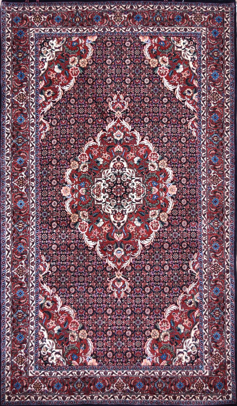 Persian Bijar Red, 4′4″ × 7′6″