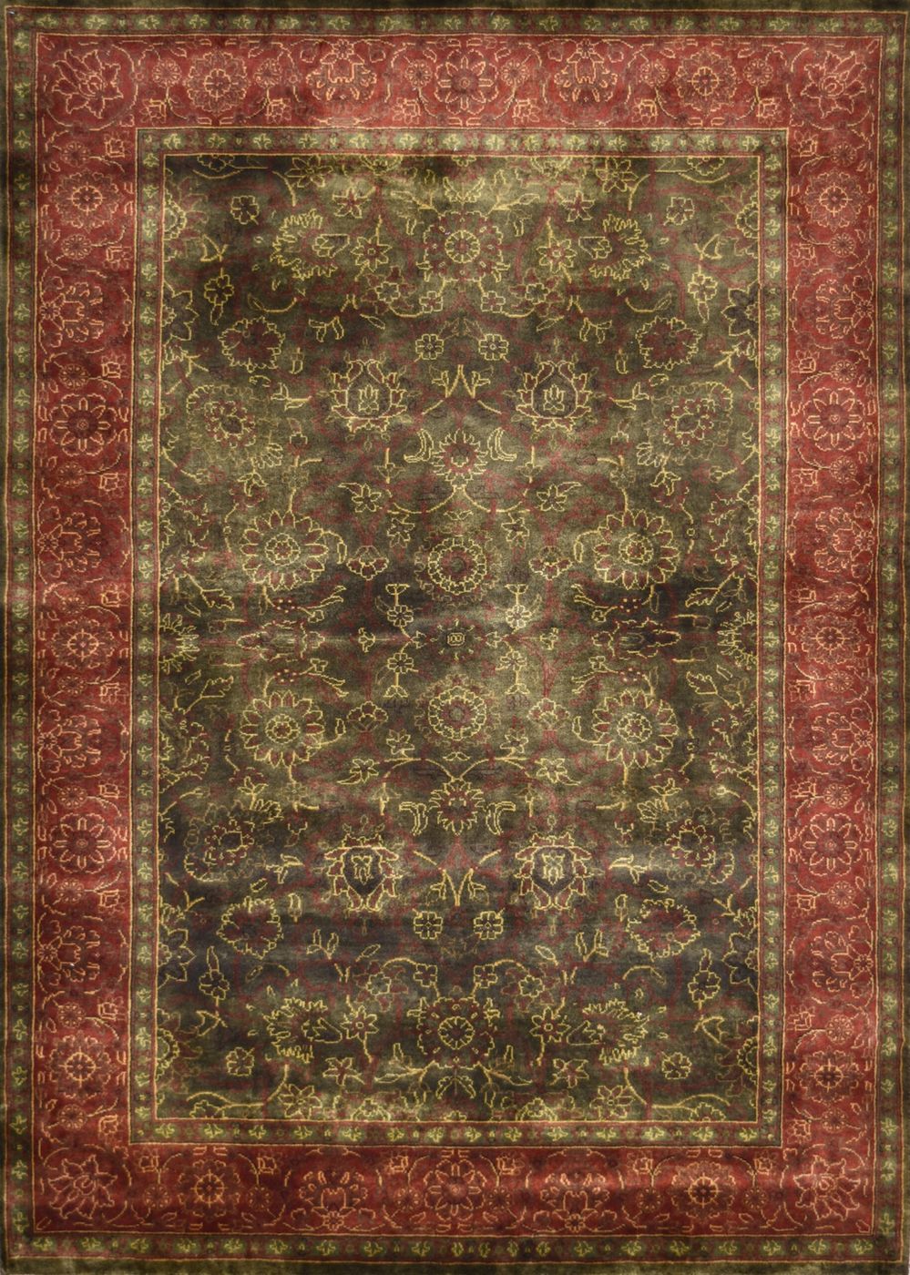 Ferahan Tabriz, 4′2″ × 5′10″