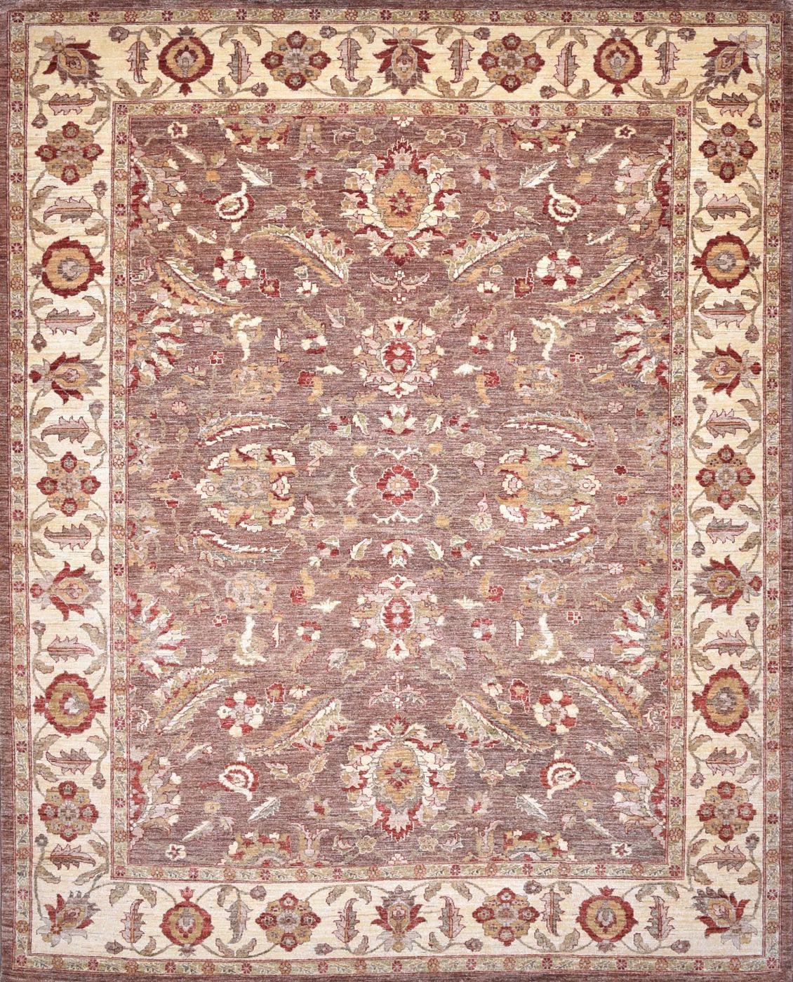Peshawar Agra Brown, 8′5″ × 10′2″