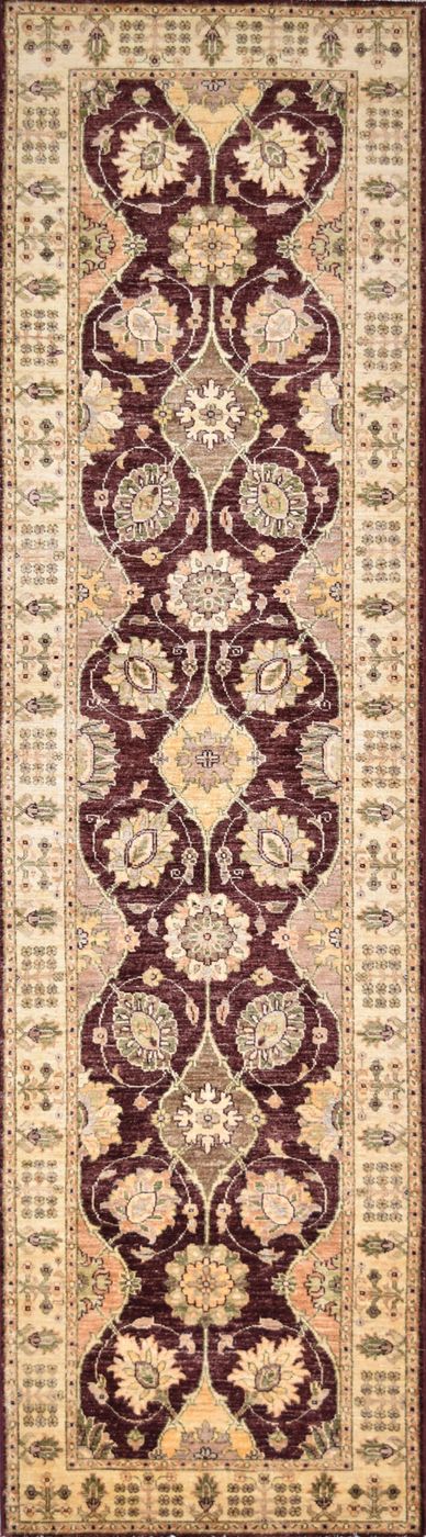 Peshawar Agra Red, 2′7″ × 9′8″