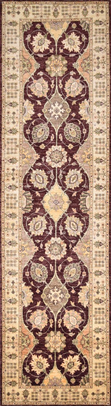 Peshawar Agra Red, 2′7″ × 9′8″