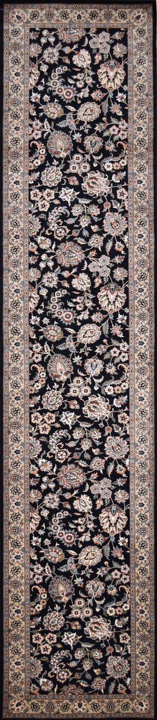 Shalimar Kashan Black, 2′7″ × 12′2″