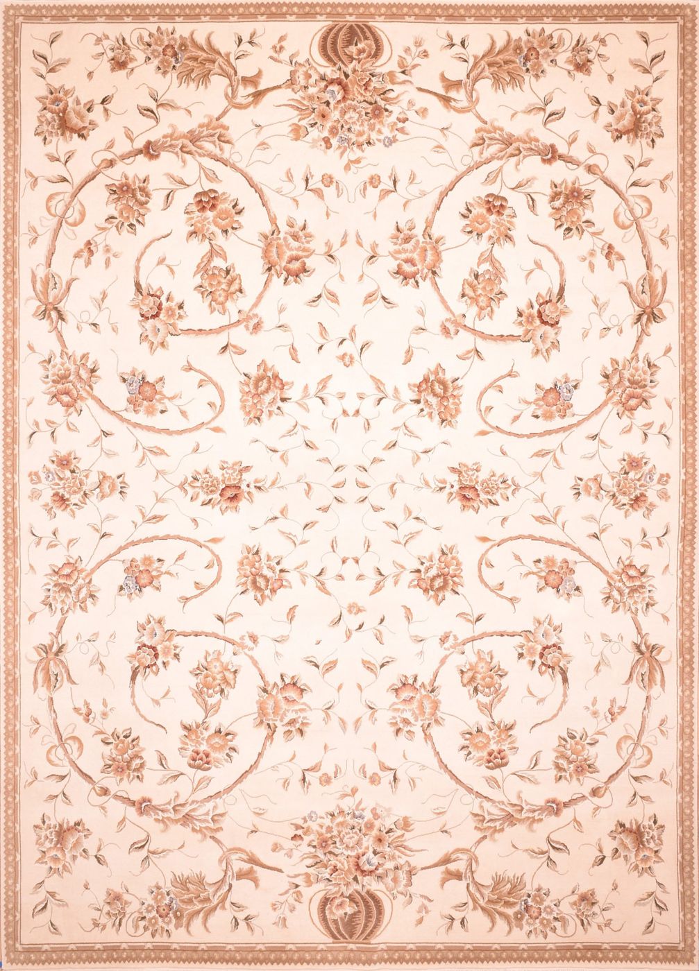 Sino Persia Tabriz Ivory W & S, 8′6″ × 11′11″