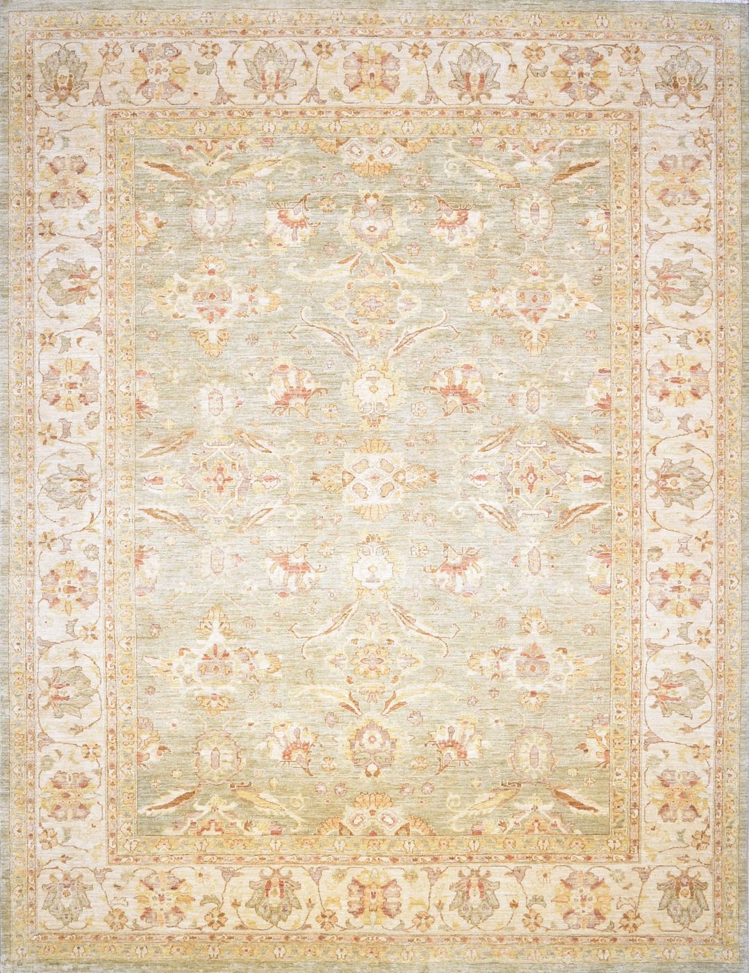Agra Green, 8′10″ × 11′8″