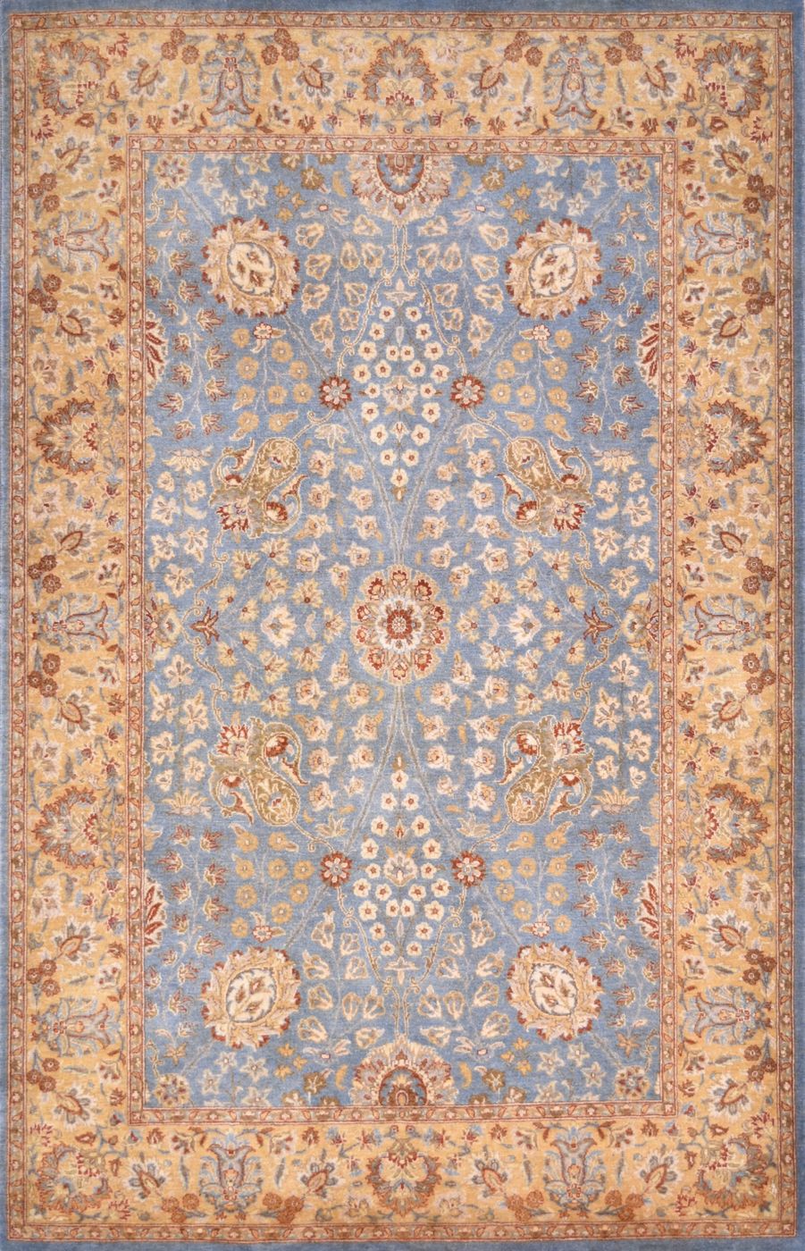 Classical Tabriz L.Blue, 4′1″ × 6′4″