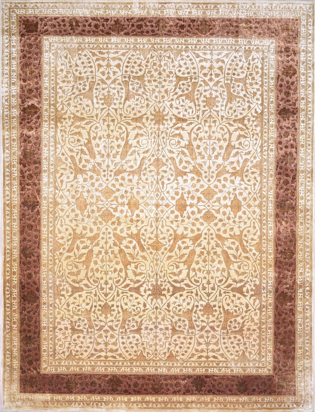 Jewel1707 Gold & Copper W & S, 8′9″ × 11′7″