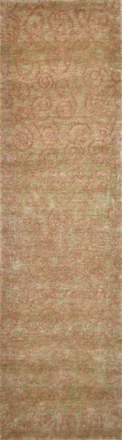 Tibetian Beige/Rust, 2′8″ × 9′11″