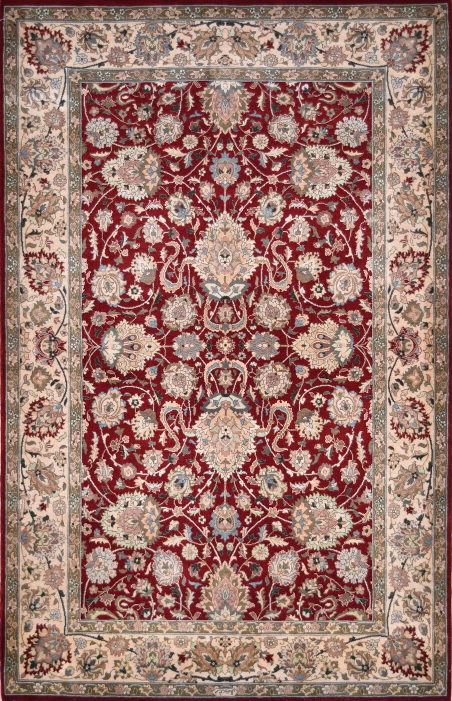 Shalimar Kailash Red, 4′1″ × 6′4″