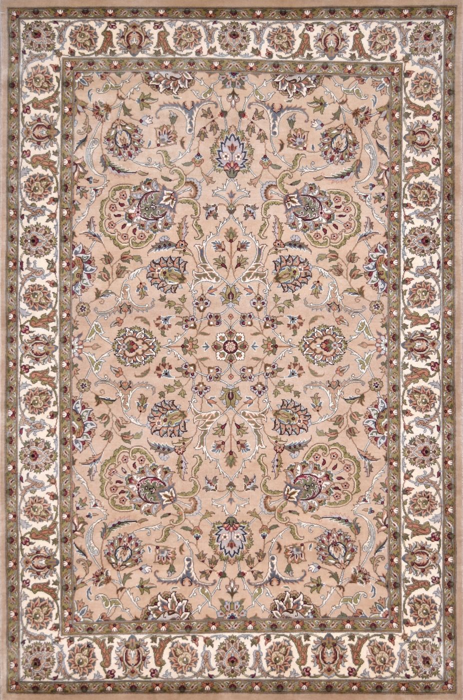 Shalimar Tabriz Gold, 4′0″ × 6′1″