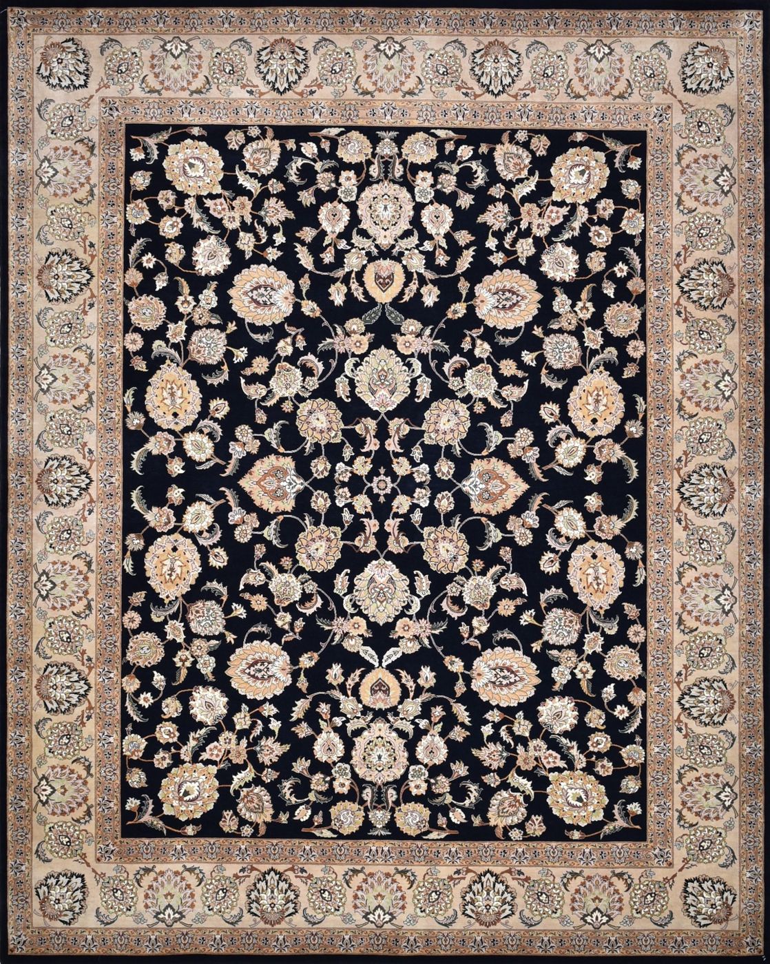 Tabriz Purple Black & Beige, 8′1″ × 10′2″, from the Shalimar collection
