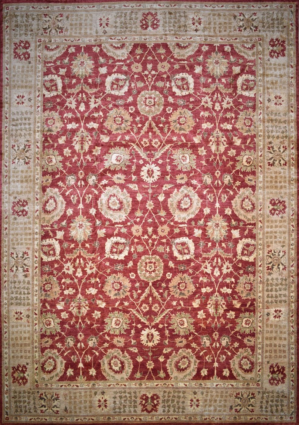 Agra SRD1483 Rust & Beige, 12′2″ × 17′5″