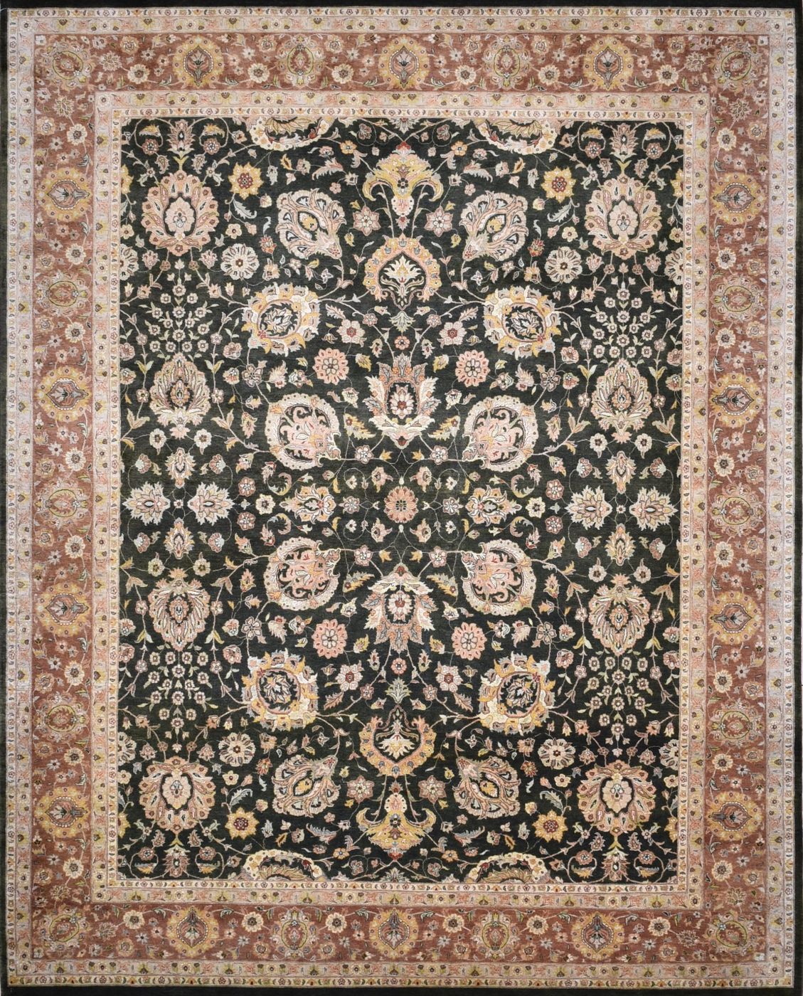 Tabriz Hazmat L.Brown, 8′1″ × 10′1″, from the Shalimar collection