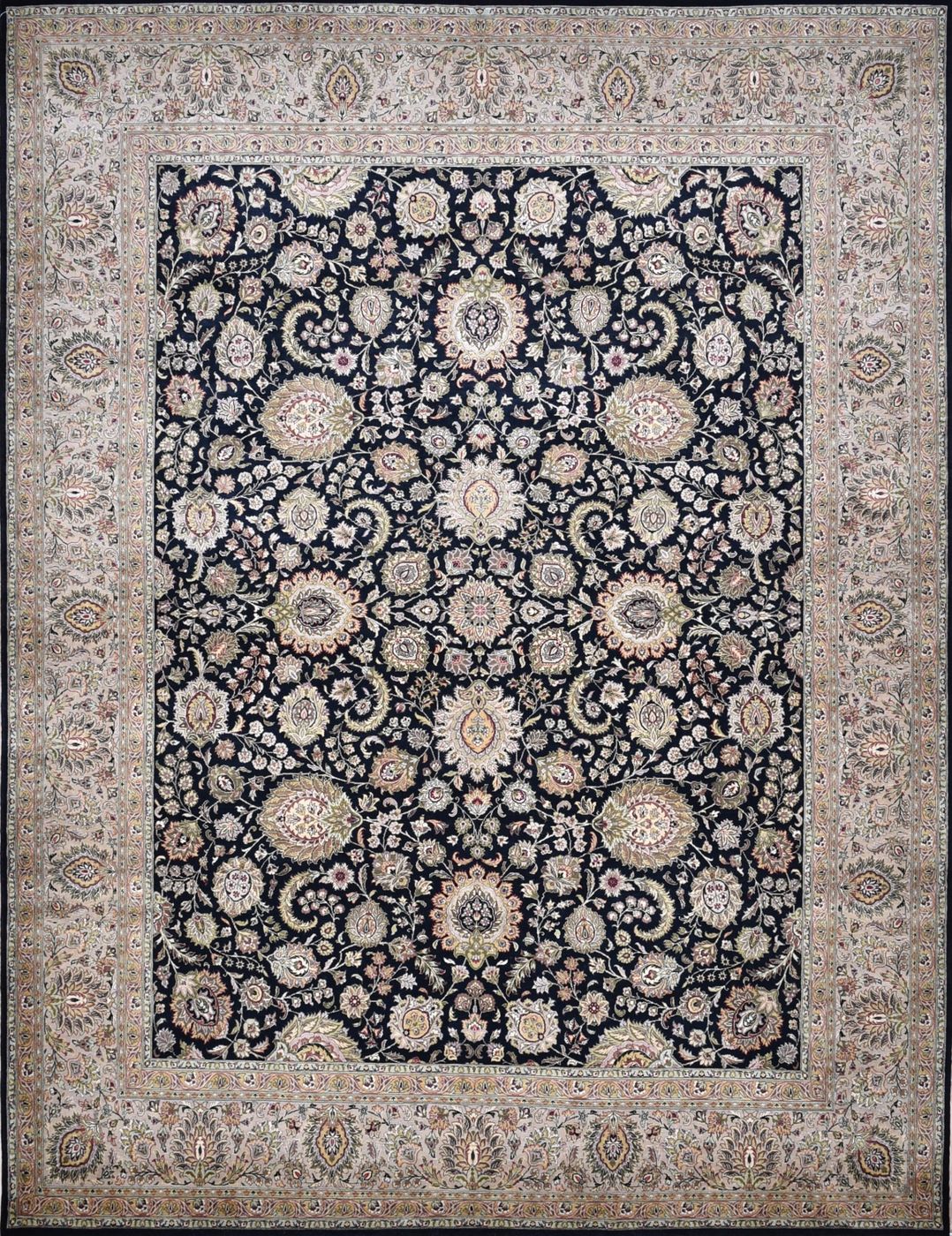 Tabriz Margalla Black, 8′0″ × 10′5″, from the Shalimar collection