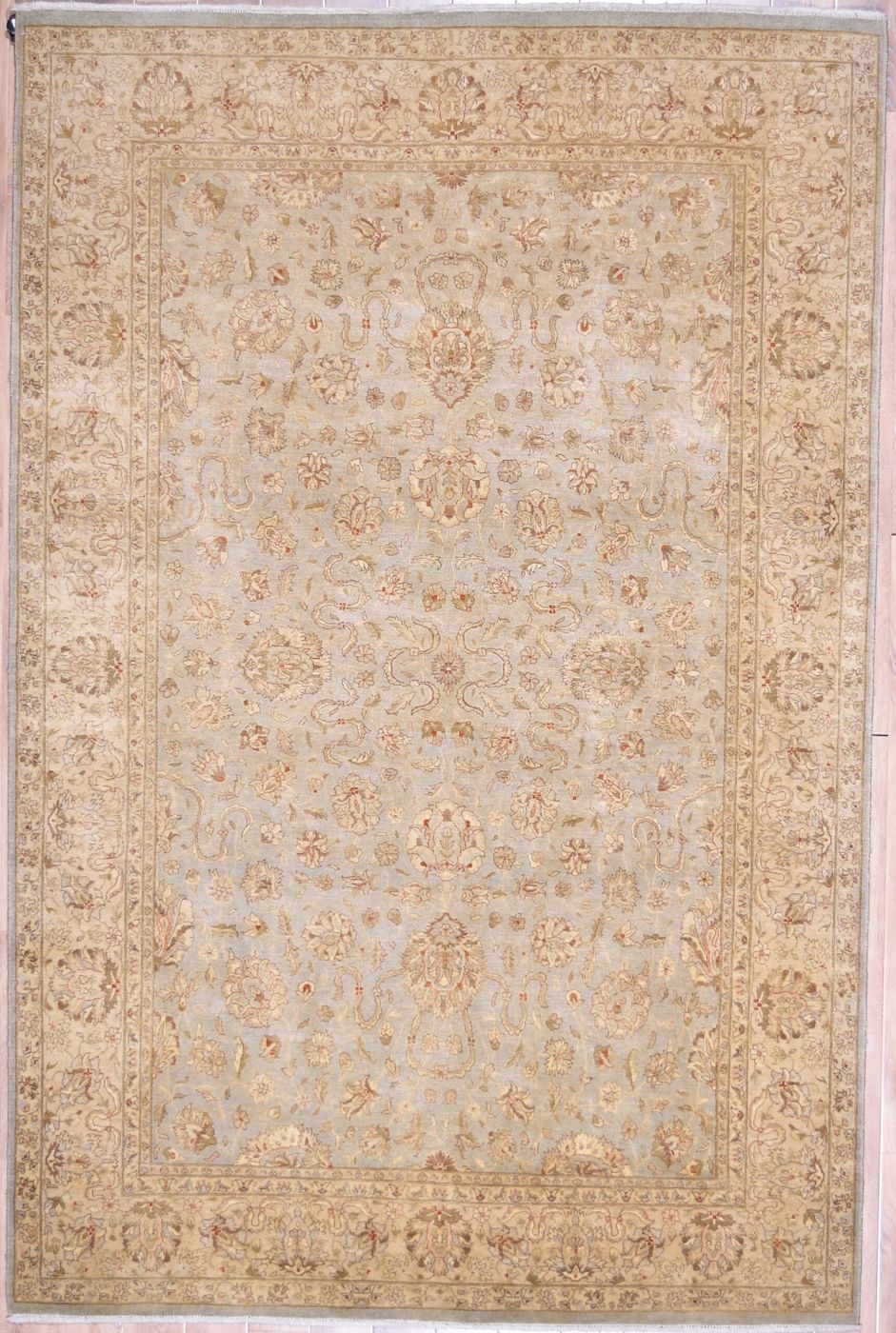 Tabriz L.Blue, 5′6″ × 8′5″