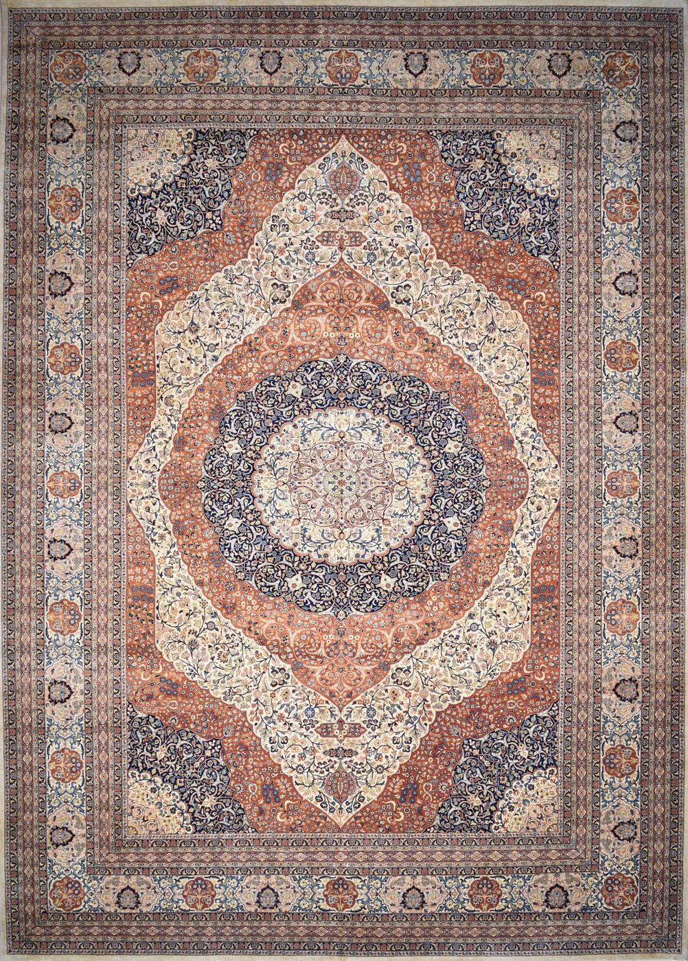 Tabriz Hakeem Cream, 12′0″ × 17′2″
