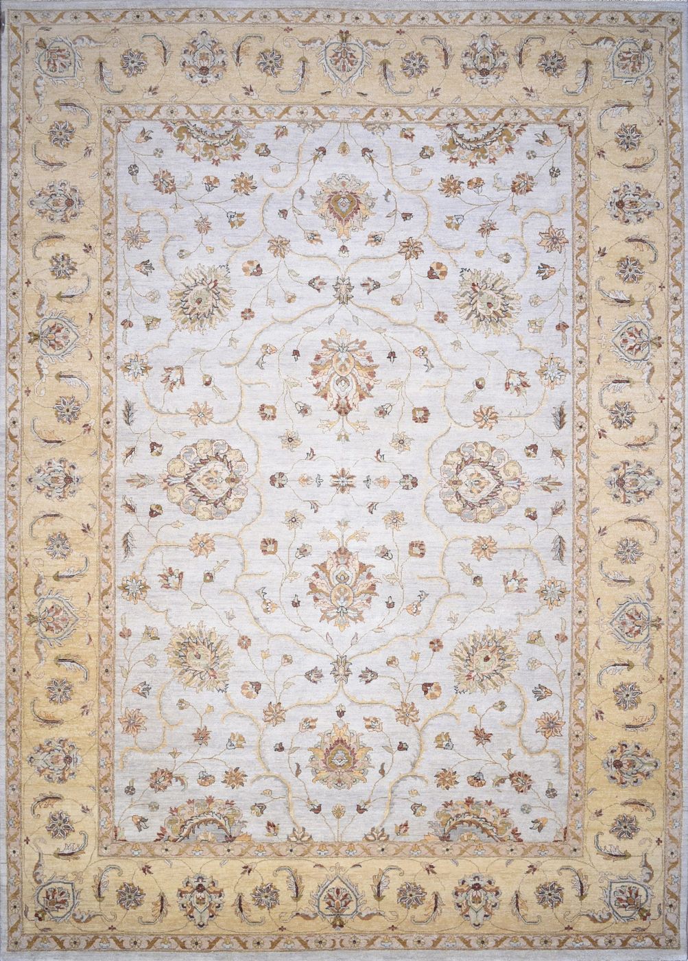 Gazni Agra L.Blue & L.Gold, 10′0″ × 14′1″